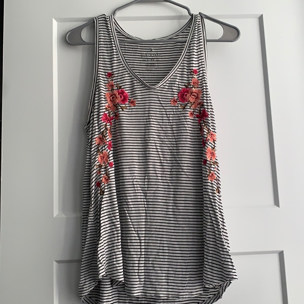 American Eagle Soft and Sexy Embroidered Tank